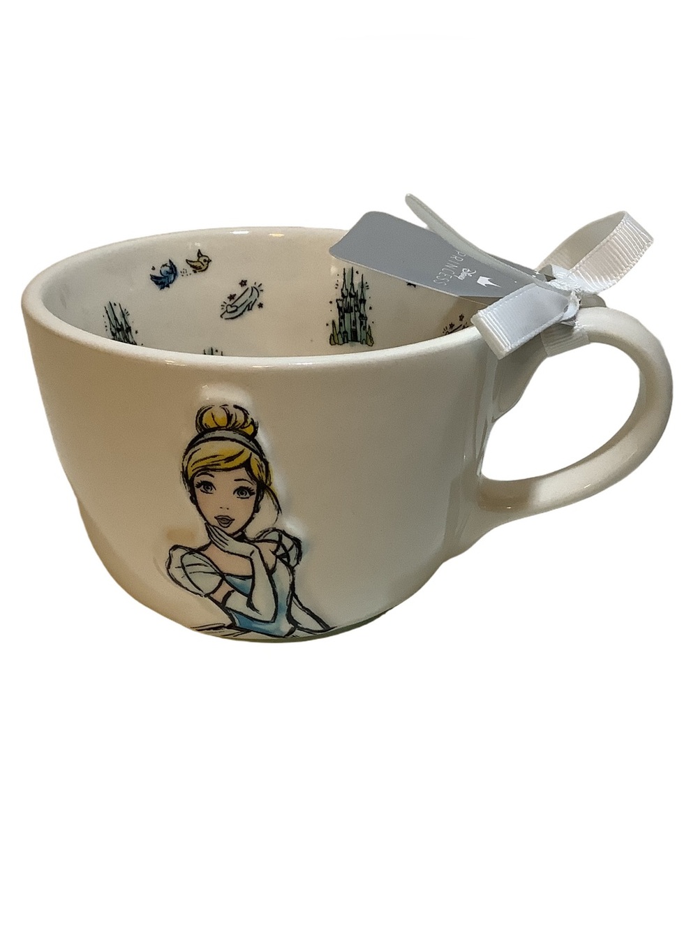 Cinderella Happily Ever After Double Sided Ceramic Mug New